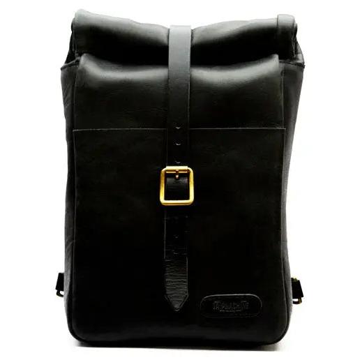 Trip Machine Universal Mini Backpack / Saddlebag Black - front product view