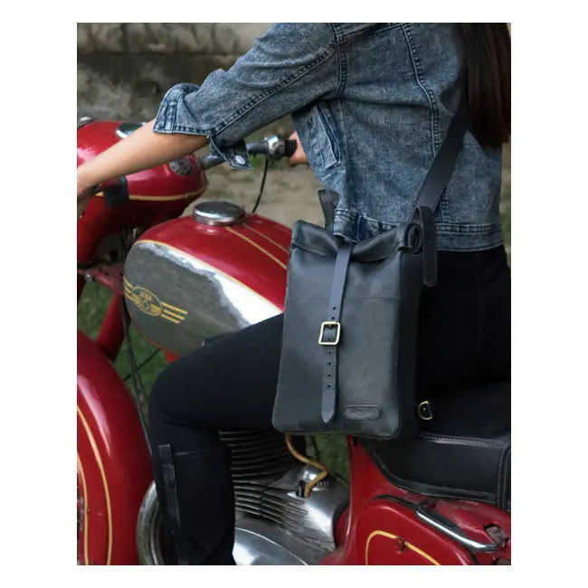 Trip Machine Universal Mini Backpack / Saddlebag Black - FREE UK Shipping, FREE 365 Day Returns | Moto Central