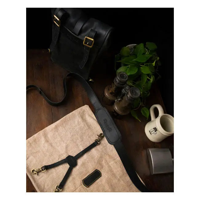 Trip Machine Universal Mini Backpack / Saddlebag Black - FREE UK Shipping, FREE 365 Day Returns | Moto Central