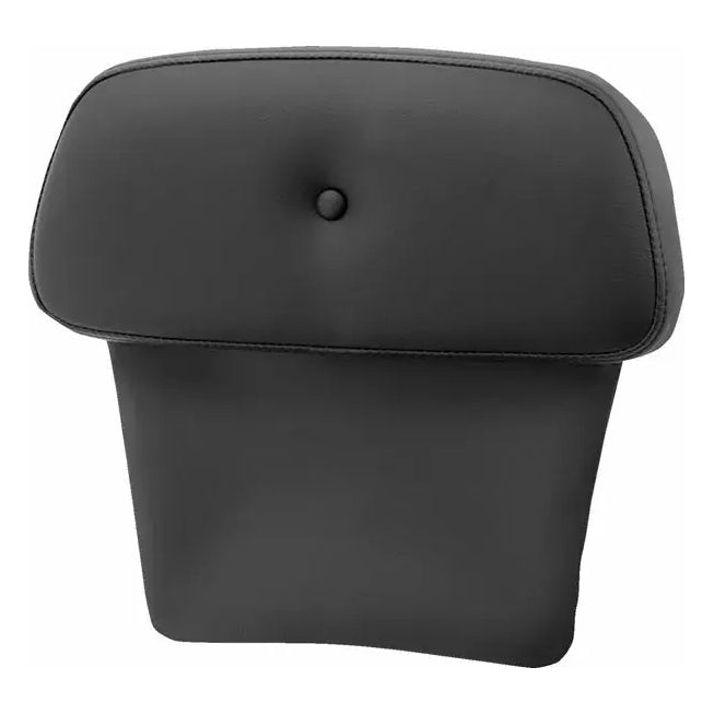 Saddlemen Pillow Top Chopped Tour Pak Backrest Pads Black – motorcycle backrest pad – front view