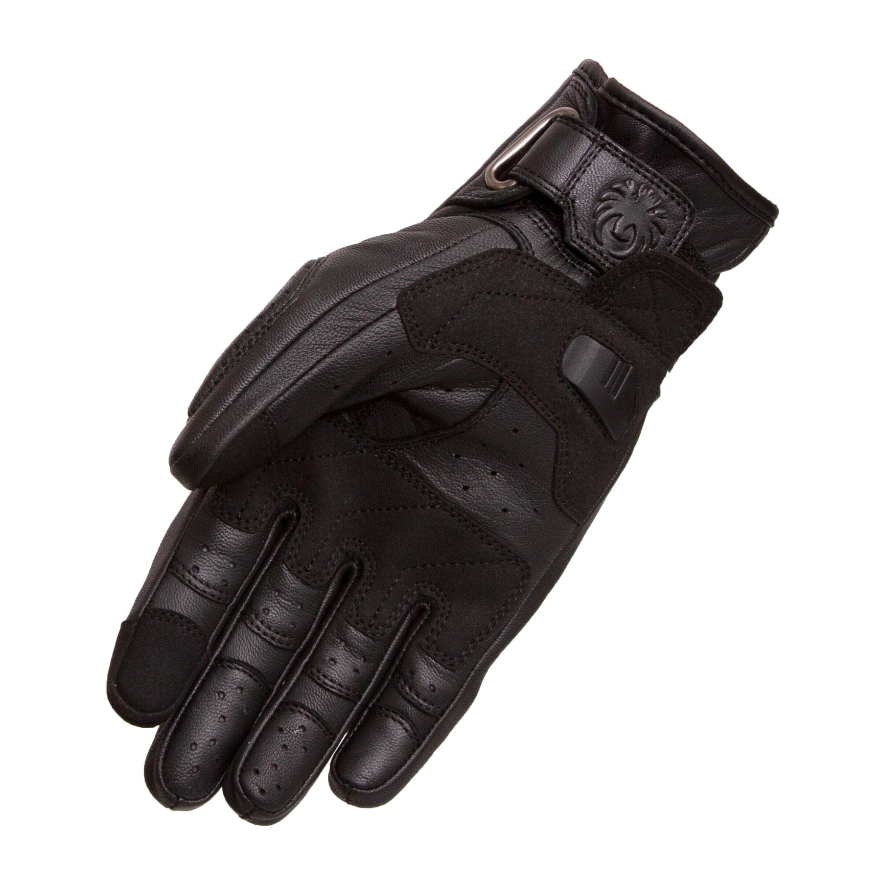 Merlin Salado Explorer Leather Gloves Black FREE UK Delivery, FREE 365 Day Returns | Moto Central