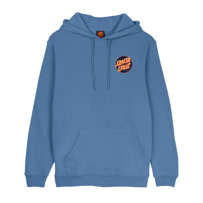 Santa Cruz Meyer Freestyle Dot Dusty Hoodie Blue - FREE UK Shipping, FREE 365 Day Returns | Moto Central