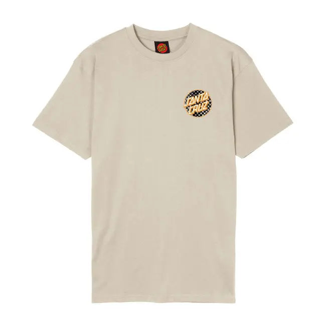 Santa Cruz Meyer Freestyle Dot T-Shirt Chalk - FREE UK Shipping, FREE 365 Day Returns | Moto Central