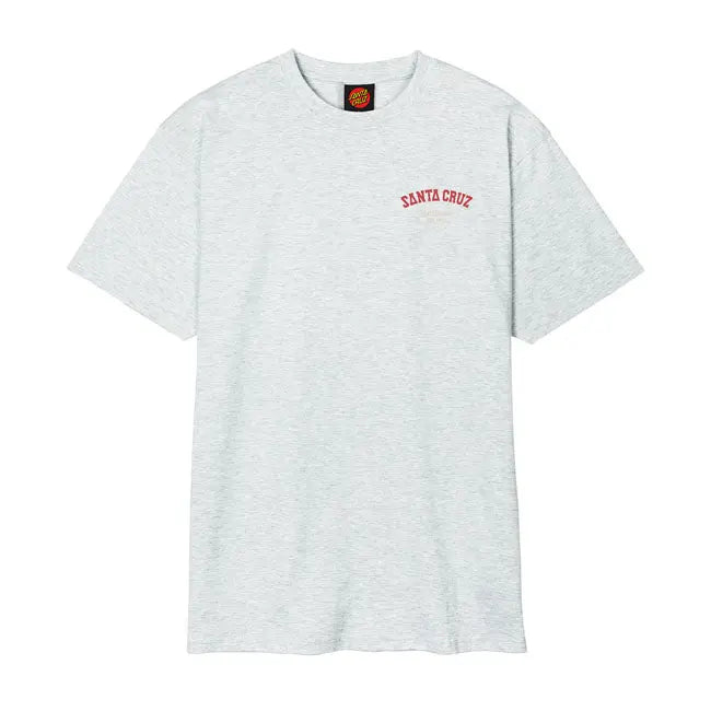 Santa Cruz Screaming Foam Hand T-Shirt Athletic Heather - FREE UK Shipping, FREE 365 Day Returns | Moto Central