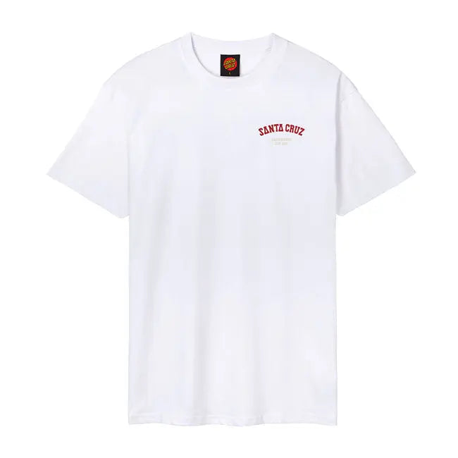 Santa Cruz Screaming Foam Hand T-Shirt White - FREE UK Shipping, FREE 365 Day Returns | Moto Central