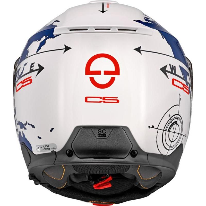 Schuberth C5 Globe Blue / White