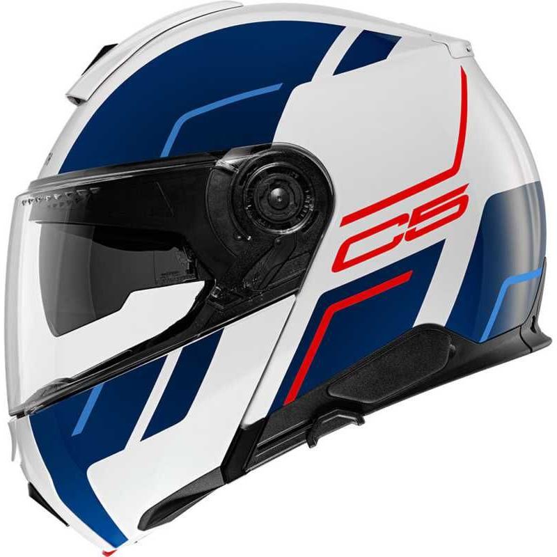 Schuberth C5 Master Flip-Up Helmet Blue / White - FREE UK Shipping, FREE 365 Day Returns | Moto Central