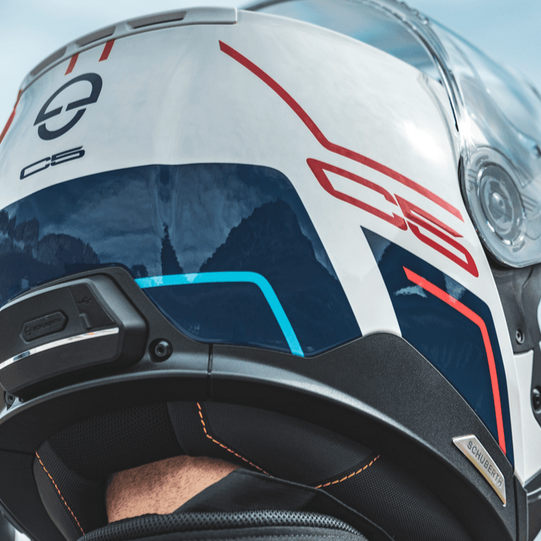 Schuberth C5 Master Flip-Up Helmet Blue / White - FREE UK Shipping, FREE 365 Day Returns | Moto Central