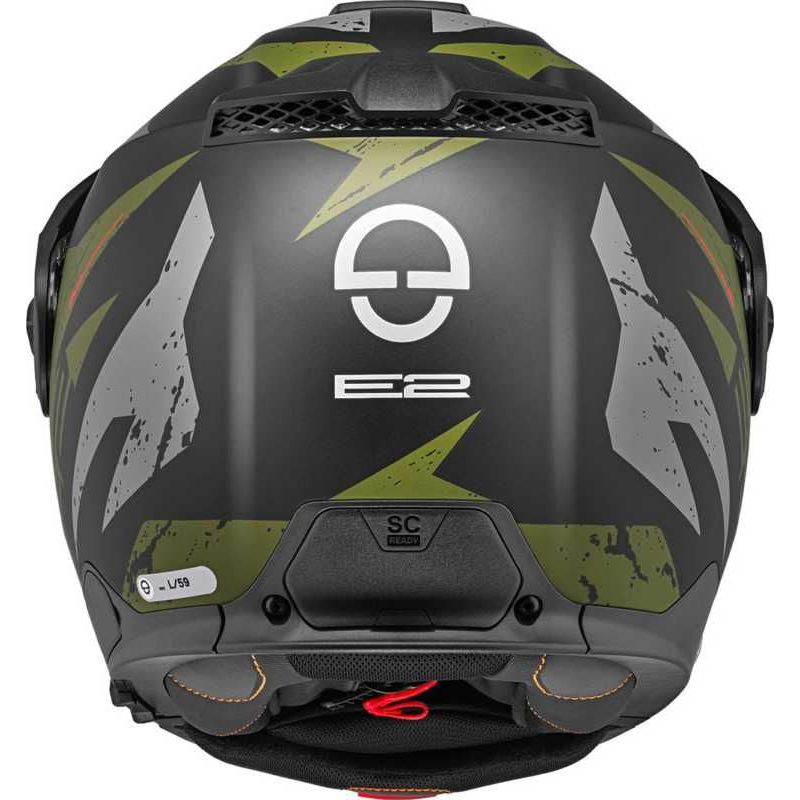 Schuberth E2 Explorer Flip-Up Helmet Green - FREE UK Shipping, FREE 365 Day Returns | Moto Central