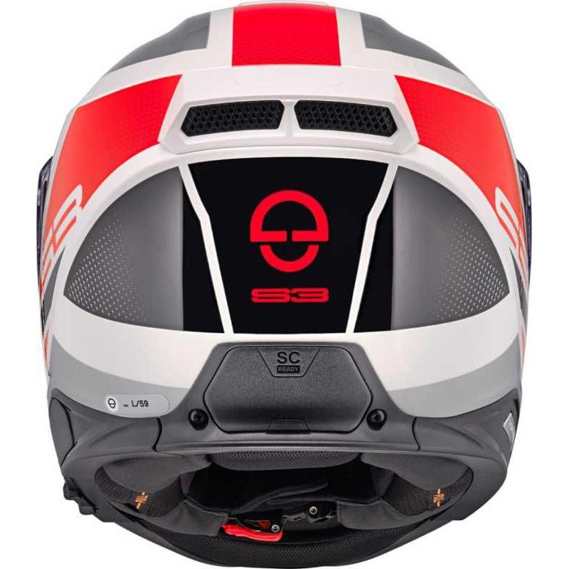 Schuberth S3 Daytona Red / White