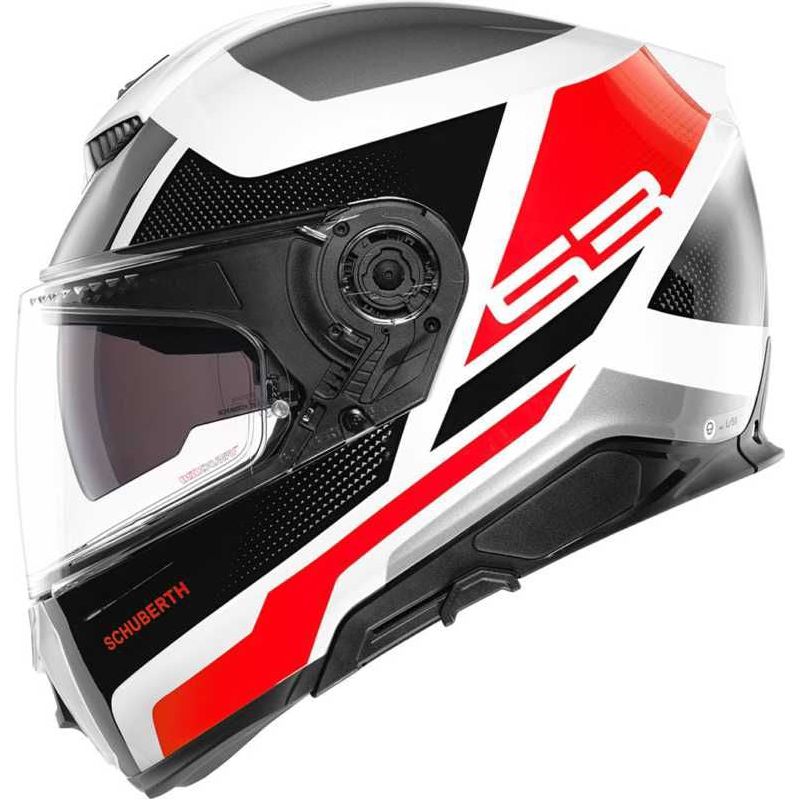 Schuberth S3 Daytona Red / White