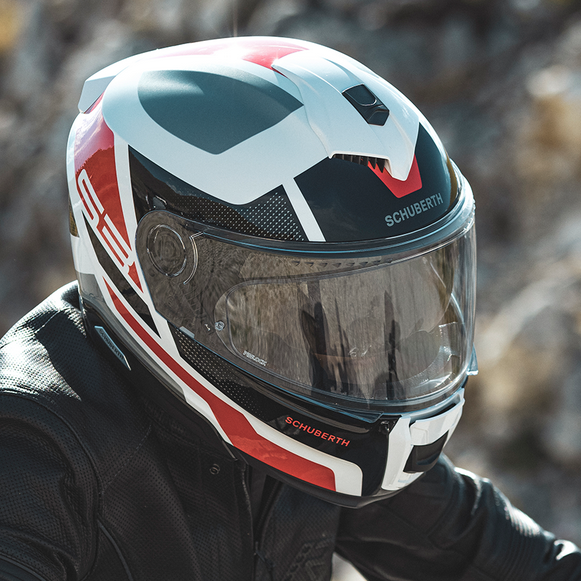Schuberth S3 Daytona Red / White