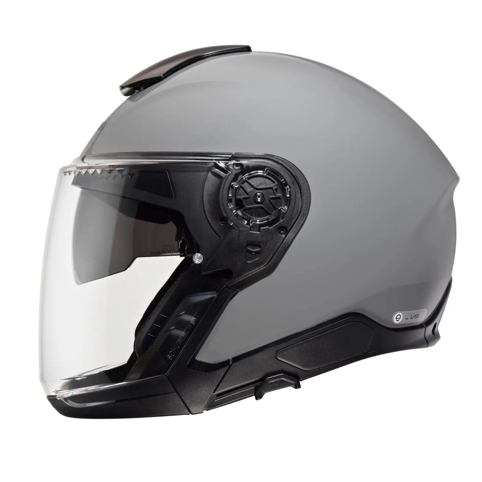 Schuberth J2 Gloss Concrete Grey - FREE UK Shipping, FREE 365 Day Returns | Moto Central