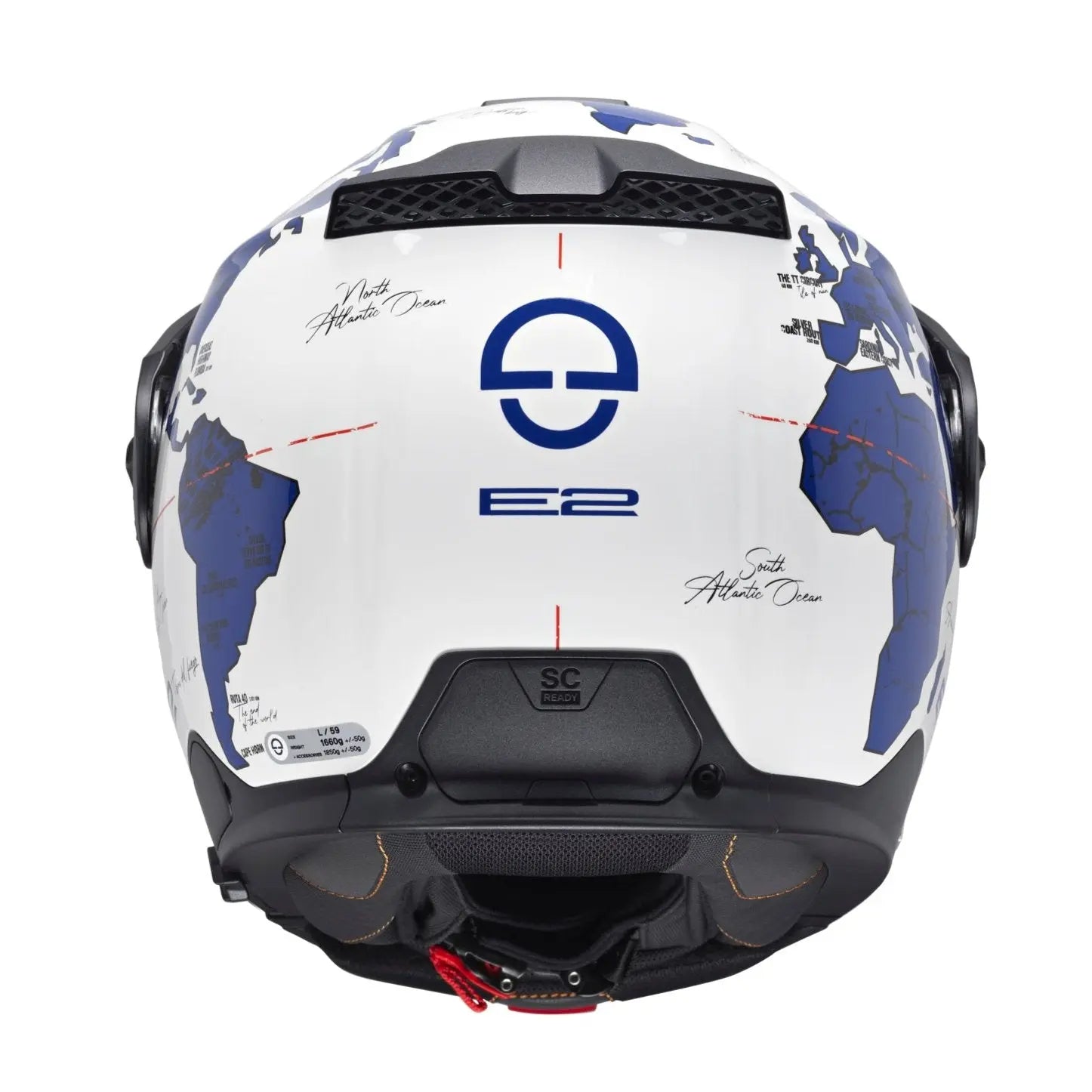 Schuberth E2 Atlas Blue - FREE UK Shipping, FREE 365 Day Returns | Moto Central