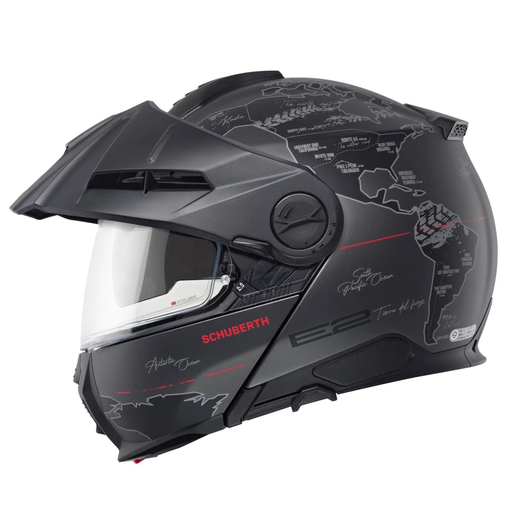 Schuberth E2 Atlas Anthracite - FREE UK Shipping, FREE 365 Day Returns | Moto Central