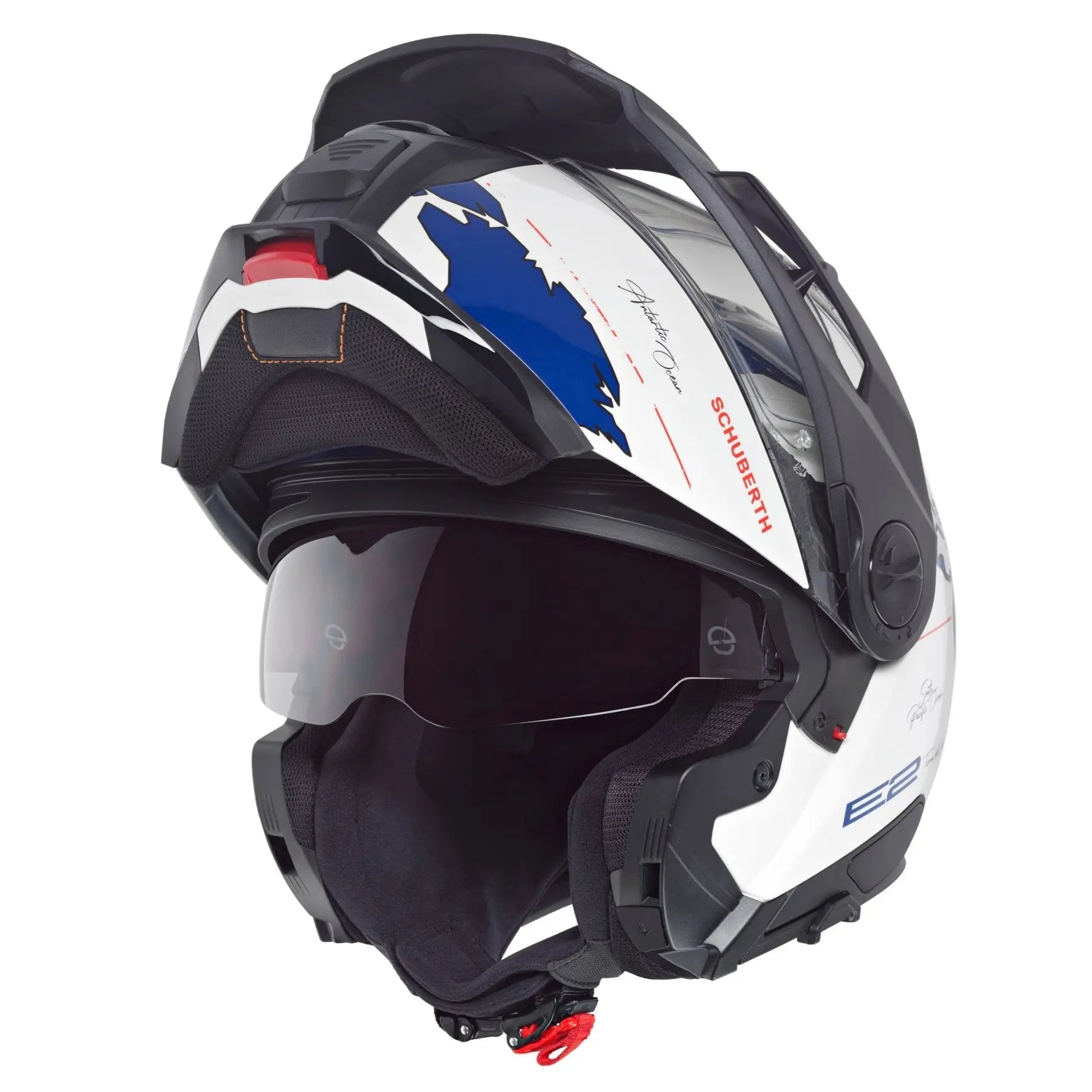 Schuberth E2 Atlas Blue - FREE UK Shipping, FREE 365 Day Returns | Moto Central