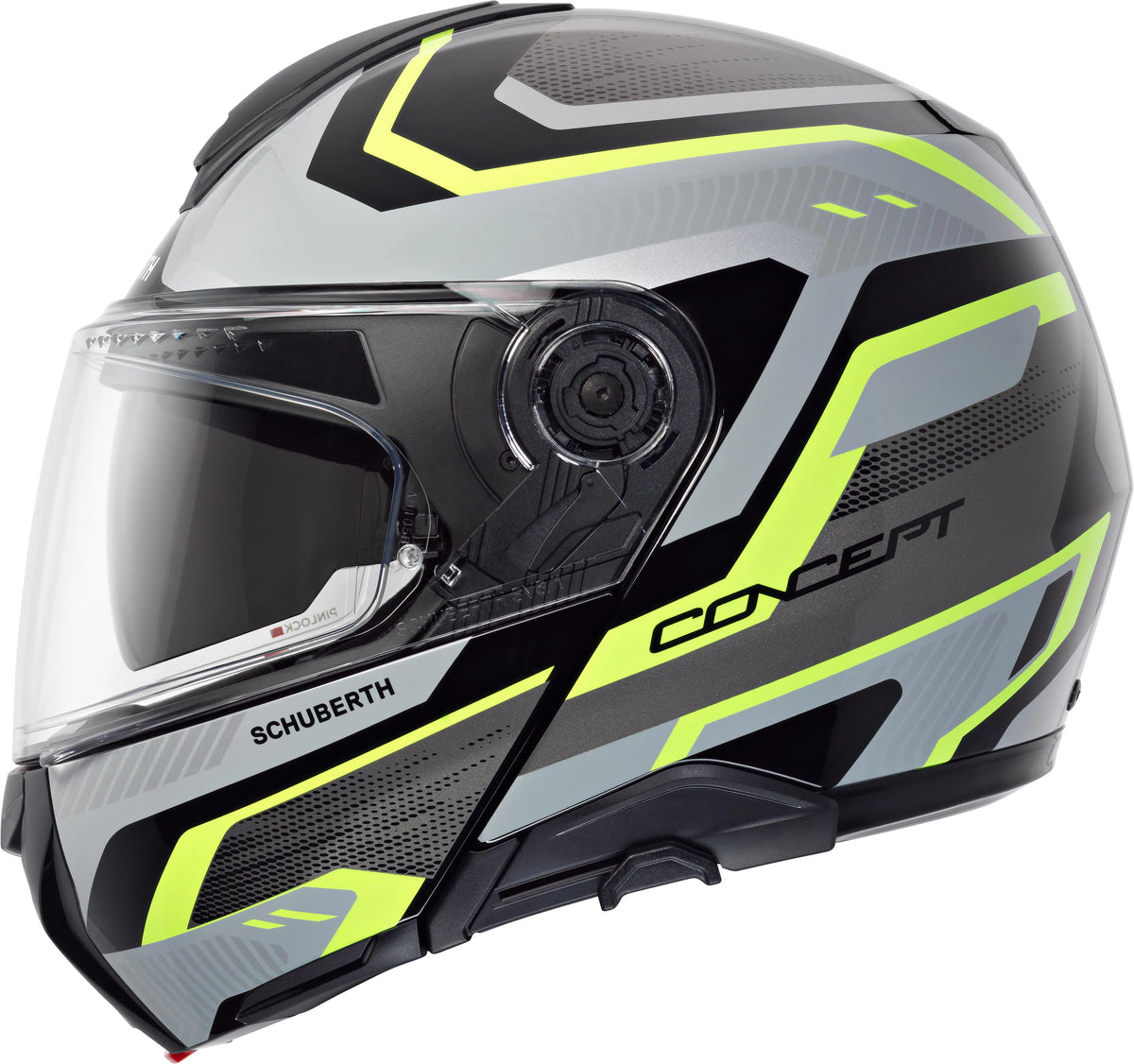 Schuberth Concept Kinetic Yellow FREE UK Delivery, FREE 365 Day Returns | Moto Central