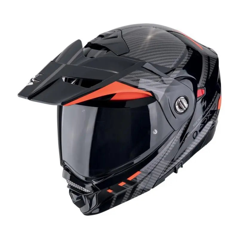 Scorpion ADX-2 Lewis Black / Red - FREE UK Shipping, FREE 365 Day Returns | Moto Central