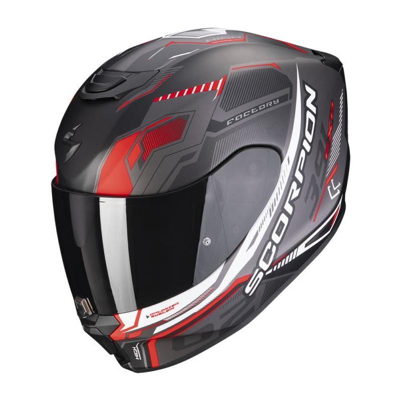 Scorpion EXO 391 Haut Black / Silver / Red