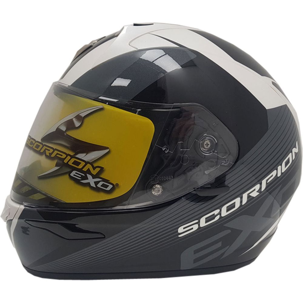 Scorpion EXO 410 Air Slicer Gloss White / Black