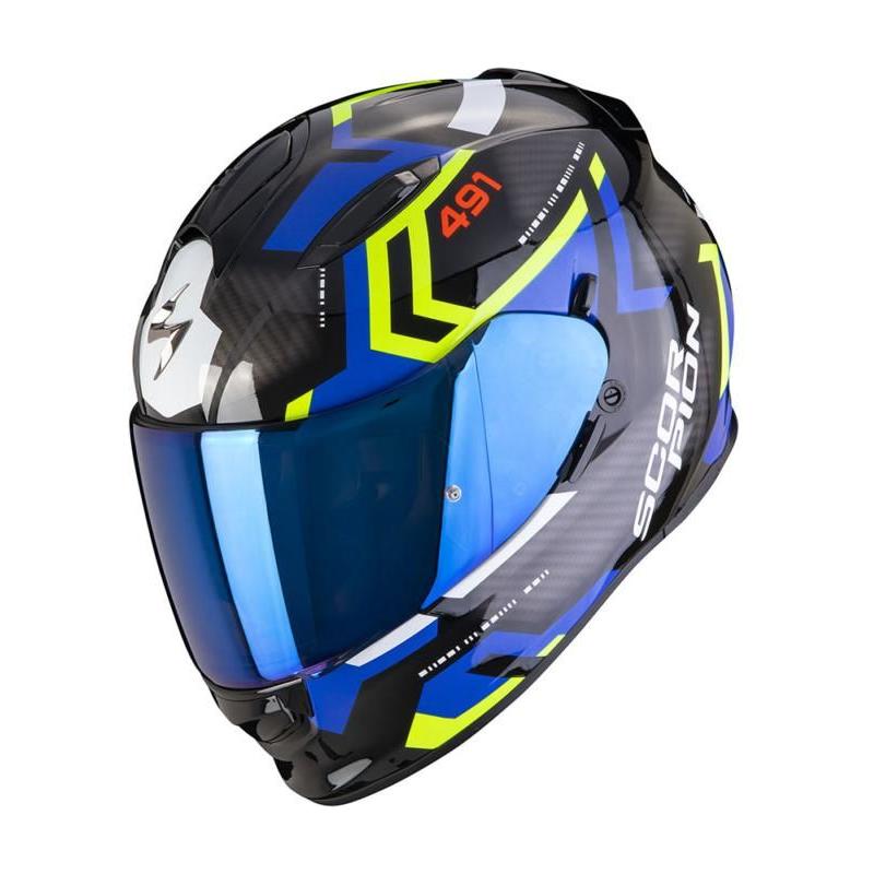 Scorpion EXO 491 Spin Black / Blue / Yellow