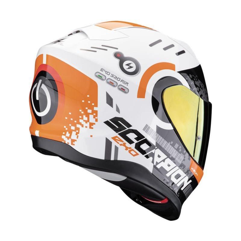 Scorpion EXO 520 Evo Air Titan White / Orange