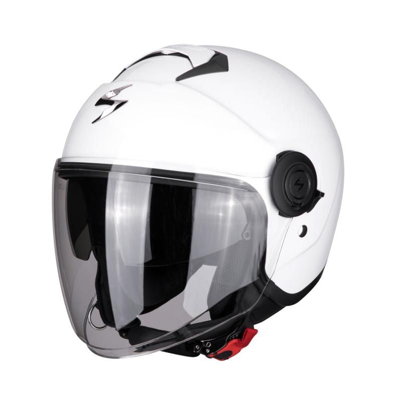 Scorpion EXO City Open Face Helmet Gloss White - FREE UK Shipping, FREE 365 Day Returns | Moto Central