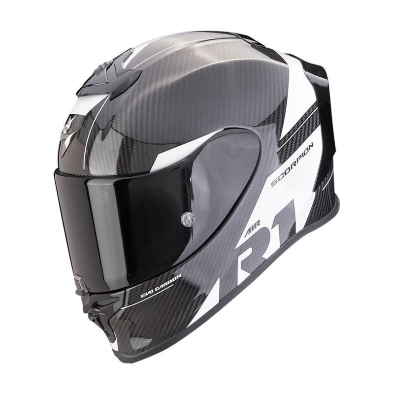 Scorpion EXO R1 Air Evo Carbon Rally Black / White