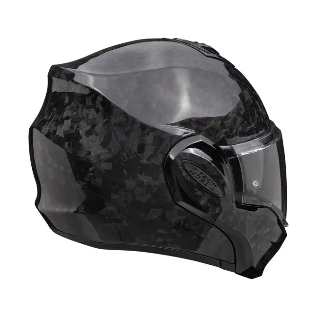 Scorpion Exo-Tech Evo Flip-Up Helmet Carbon Black - FREE UK Shipping, FREE 365 Day Returns | Moto Central