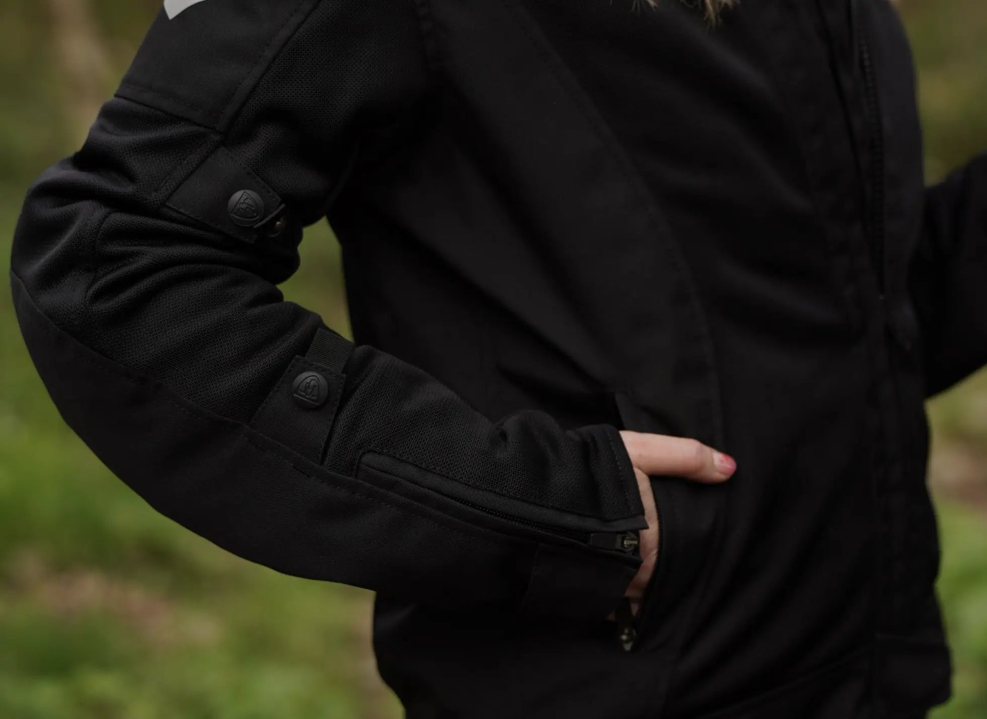 MotoGirl Bonnie Ladies Summer Mesh Jacket Black FREE UK Delivery, FREE 365 Day Returns | Moto Central