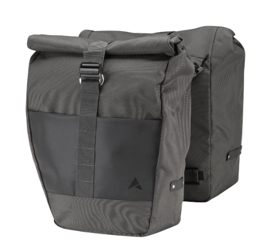 Altura Grid Cycling Cycle Pannier Roll Up Pair Smoke