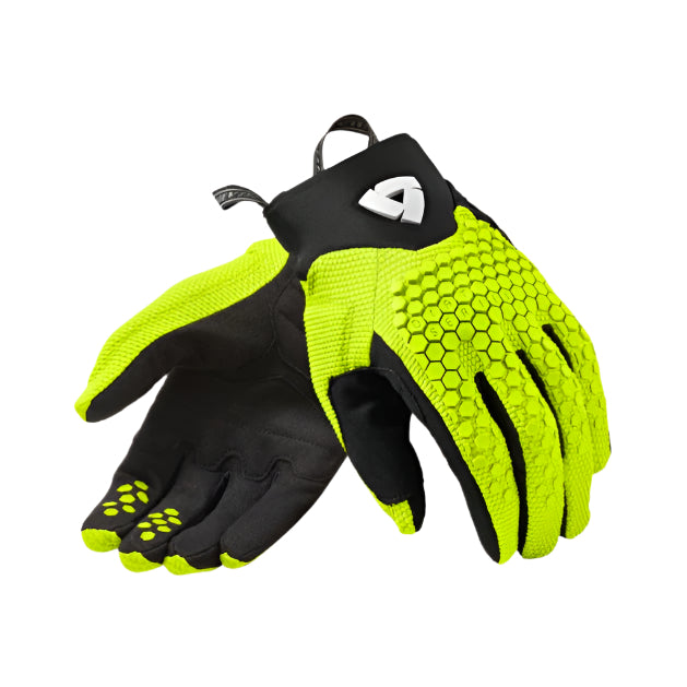 Revit Massif Textile Gloves Yellow - FREE UK Shipping, FREE 365 Day Returns | Moto Central