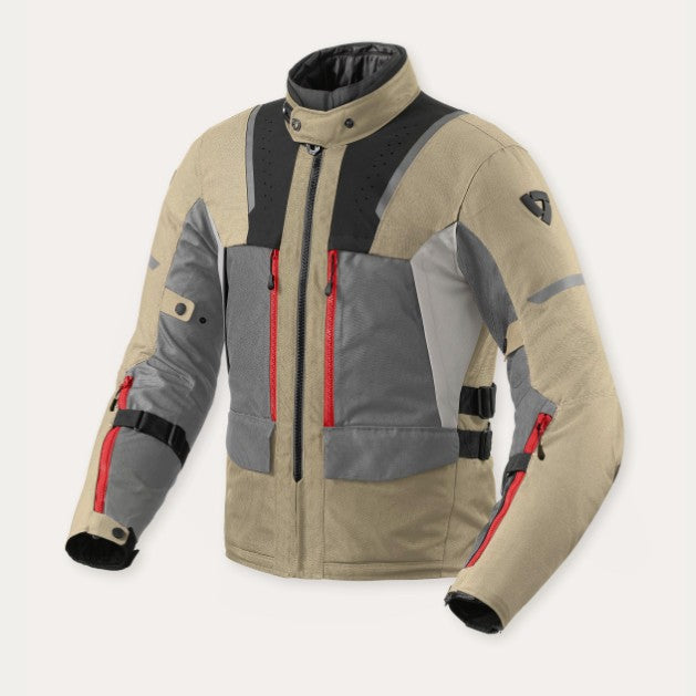 Revit Offtrack 2 H2O Textile Jacket Sand / Grey - FREE UK Shipping, FREE 365 Day Returns | Moto Central