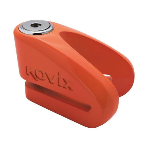 Kovix KVZ2 Disc Lock 14mm Fluo Orange With Lock Holder - FREE UK Shipping, FREE 365 Day Returns | Moto Central