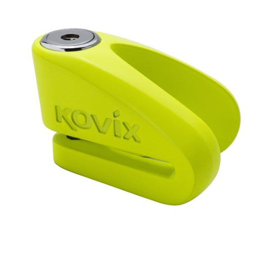 Kovix KVZ1 Disc Lock 6mm Fluo Green With Lock Holder - FREE UK Shipping, FREE 365 Day Returns | Moto Central
