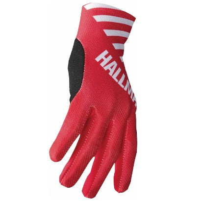 Thor Mainstay Slice Textile Gloves White / Red - FREE UK Shipping, FREE 365 Day Returns | Moto Central