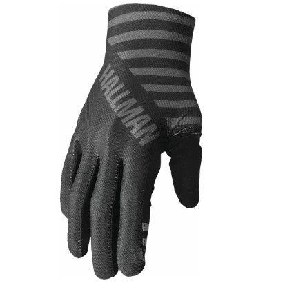 Thor Mainstay Slice Textile Gloves Black / Charcoal  - FREE UK Shipping, FREE 365 Day Returns | Moto Central