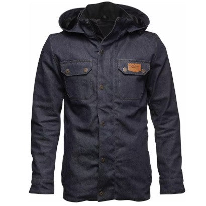 Thor Hallman GP Denim Jacket Blue  - FREE UK Shipping, FREE 365 Day Returns | Moto Central