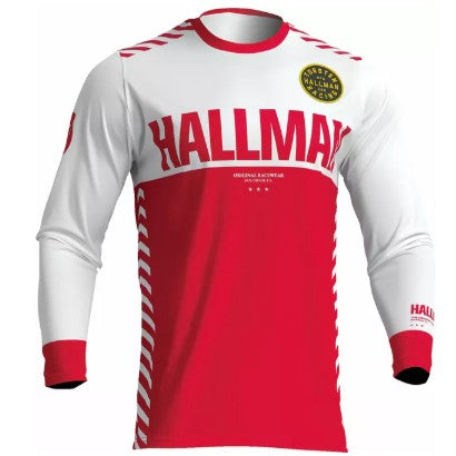 Thor Hallman Differ Slice Jersey White / Red  - FREE UK Shipping, FREE 365 Day Returns | Moto Central