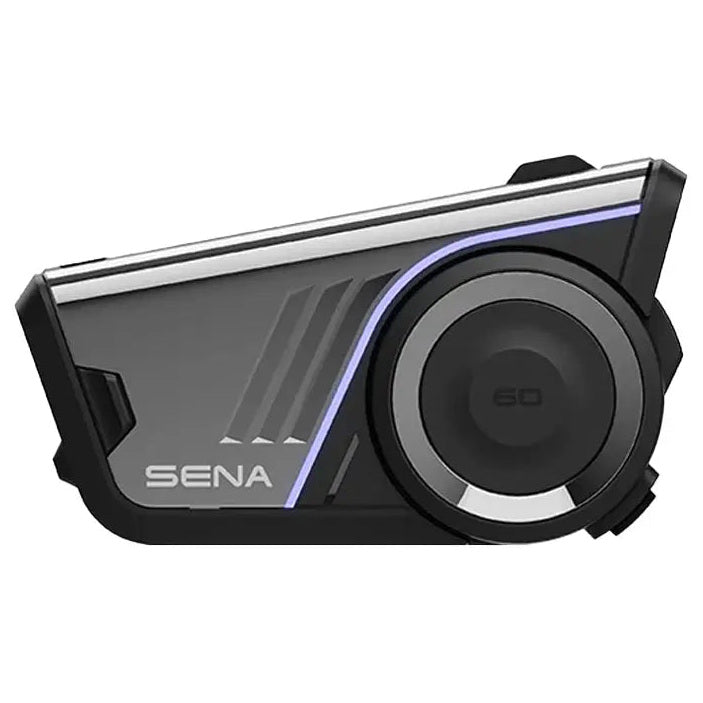 Sena 60S-01D Bluetooth Communication System Dual Pack motorcycle intercom – grey faceplate view