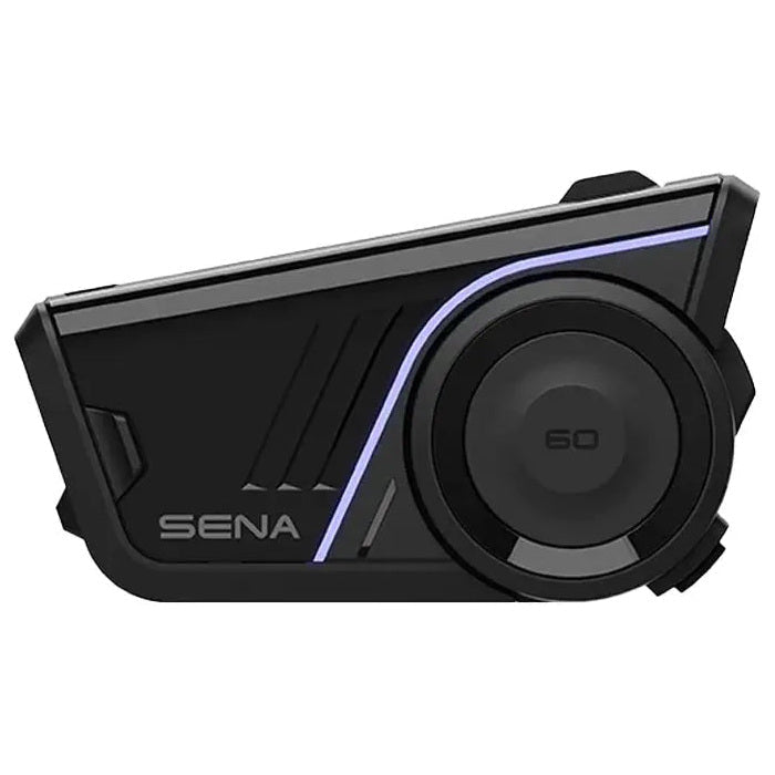 Sena 60S-01D Bluetooth Communication System Dual Pack motorcycle intercom – black faceplate view