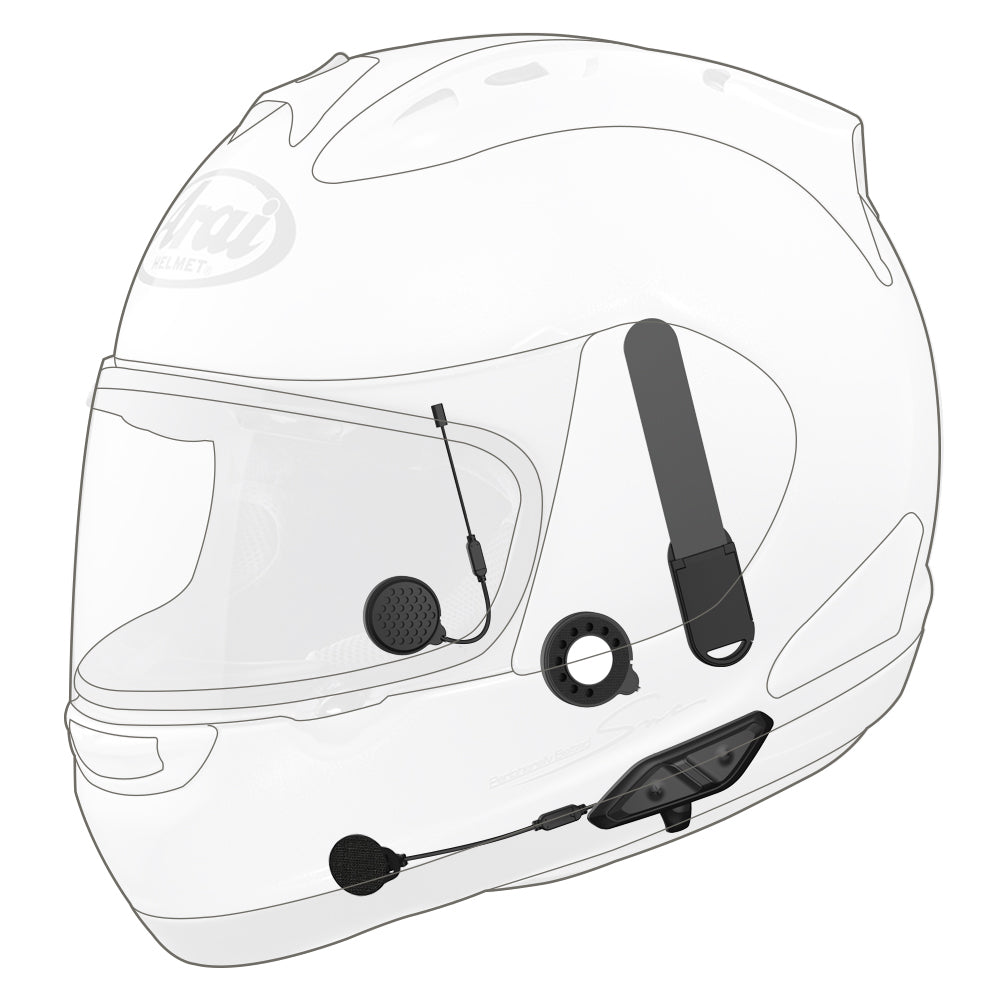 arai helmet communication system Sena B/T Communication System Handlebar RC4 Remote Arai Helmets