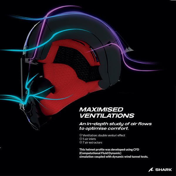 Shark Aeron-GP Blank SP White / Carbon / Black