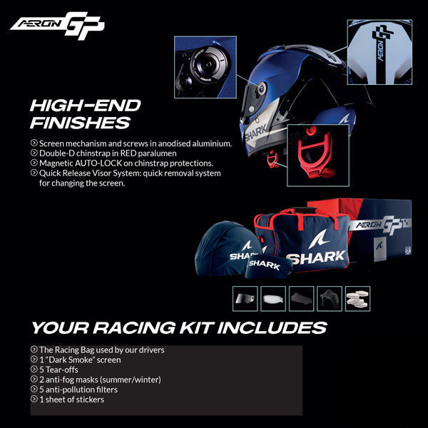 Shark Aeron-GP Full Matt Carbon