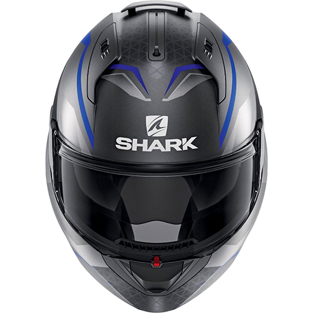 Shark Evo ES Yari Matt Anthracite / Blue / Silver