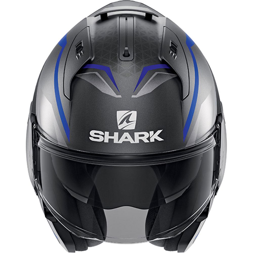 Shark Evo ES Yari Matt Anthracite / Blue / Silver