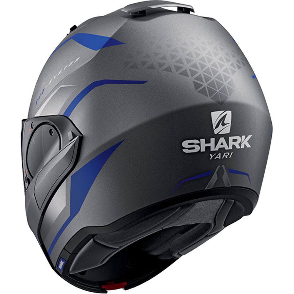 Shark Evo ES Yari Matt Anthracite / Blue / Silver