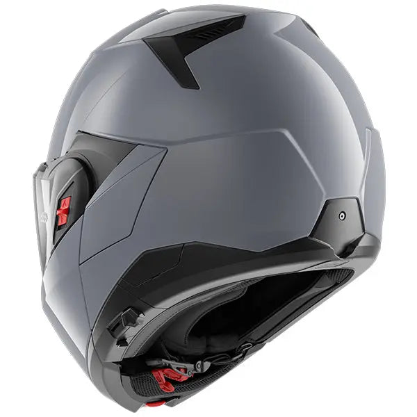 Shark OXO Flip Up Helmet Dark Shadow Silver - FREE UK Delivery, FREE 365 Returns Moto Central