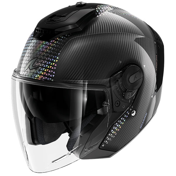 Shark RS Jet Carbon Ikonik Black / Silver / Pearl