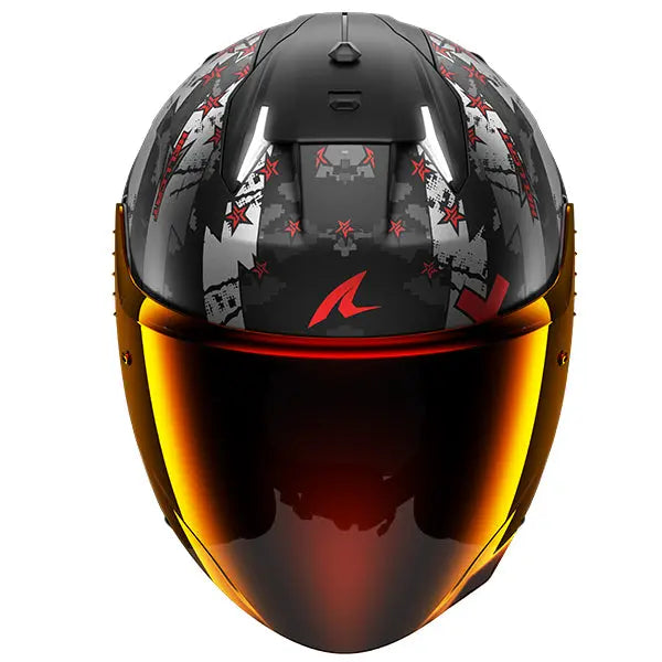 Shark Skwal i3 Jet Hellcat Black / Anthracite / Red - FREE UK Shipping, FREE 365 Day Returns | Moto Central